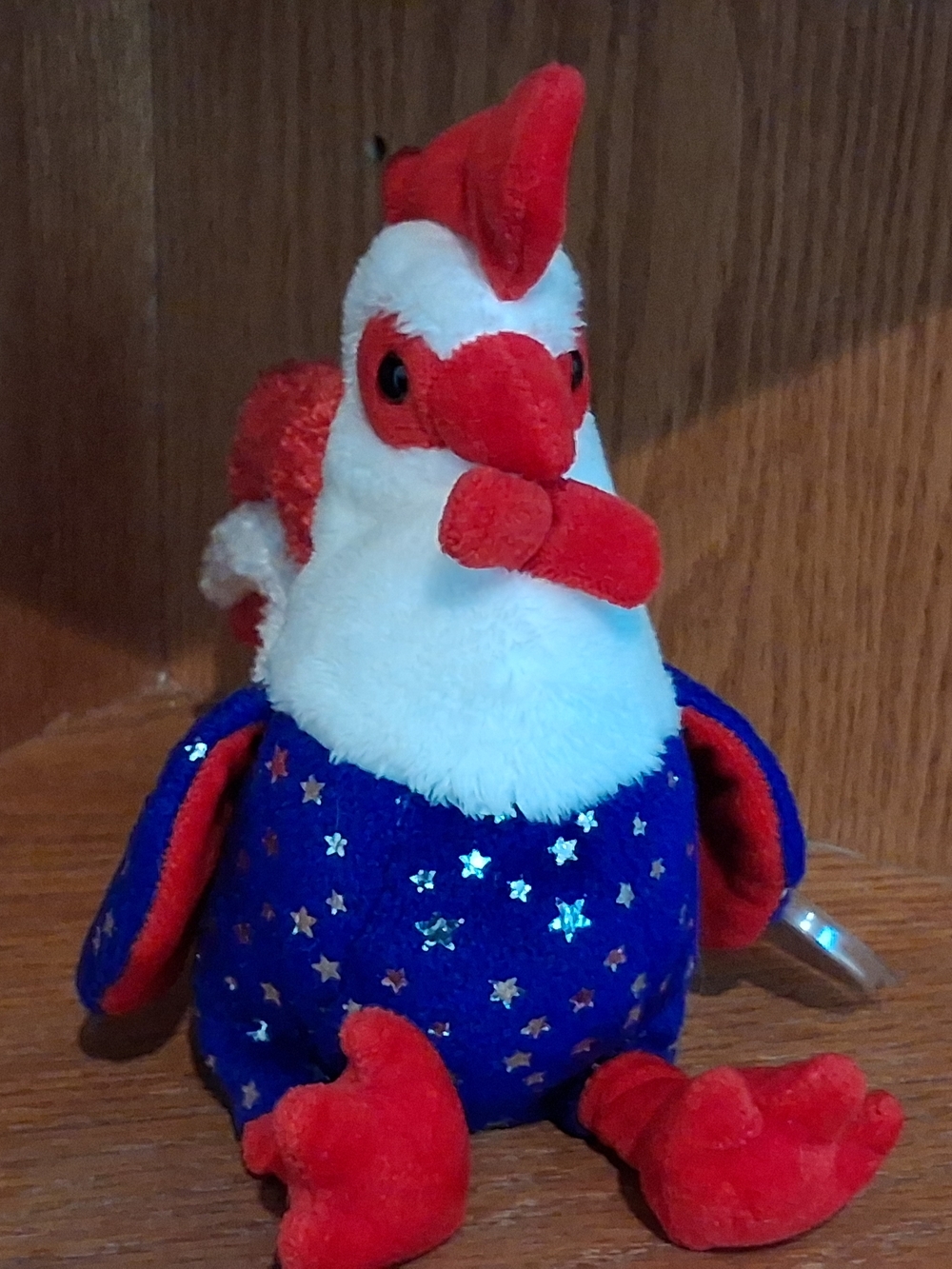 TY Beanie Baby Homeland the Rooster 2006 | Patriotic Plush | Vintage | Good
